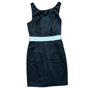 Forever 21 Essentials Black And White Sleeveless Satin Mini Dress Size Small